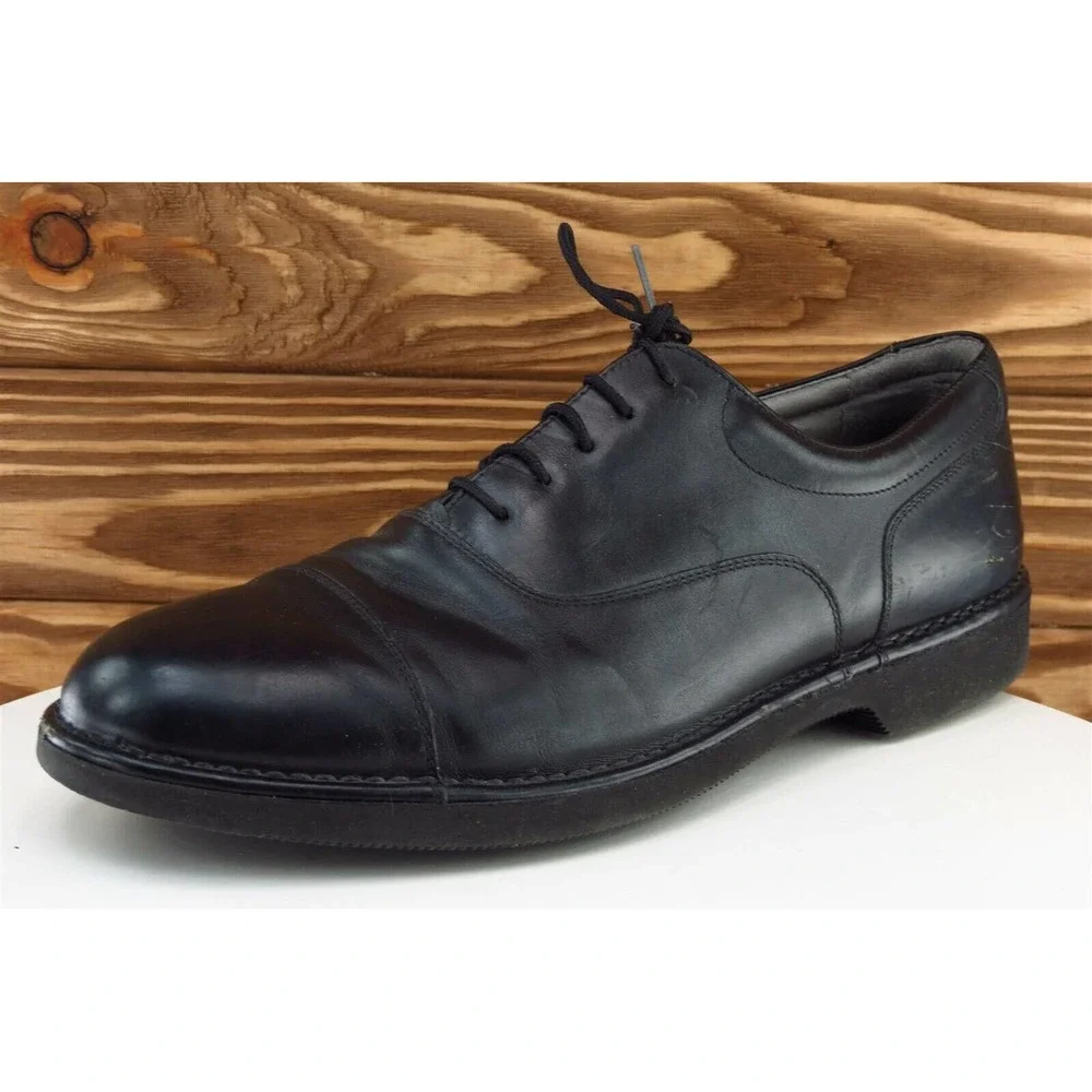 Rockport Shoes Sz 9.5 M Black Oxford Leather Men 3638